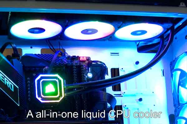 A all-in-one liquid CPU cooler