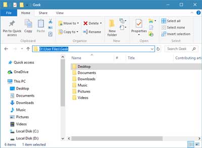 Recently created new user folders inside of Windows 10