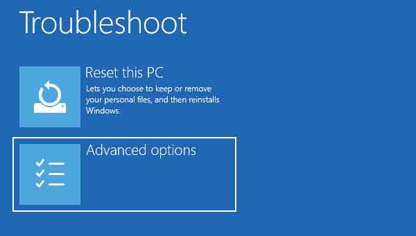 The Windows 11 Troubleshoot screen