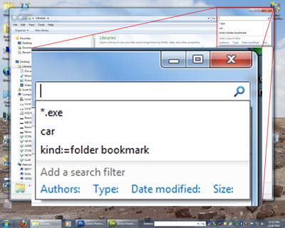 Windows 7 Search Filters Filetype