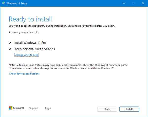 Windows 10 upgrading to Windows 11