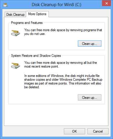Disk Cleanup Windows 8 -  5
