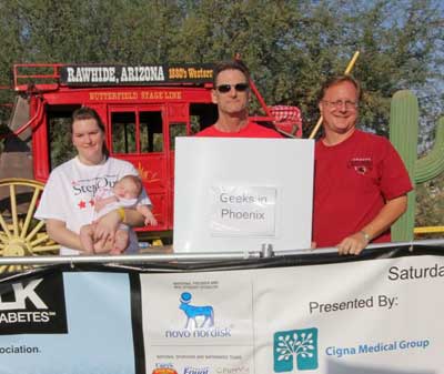 Geeks in Phoenix at Step Out - Walk to Stop Diabetes 2011