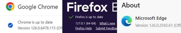 Is your web browser up to date?