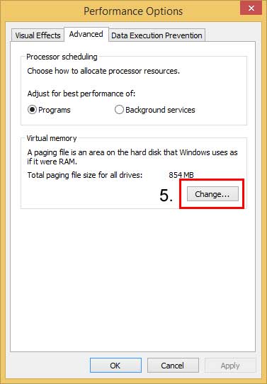 Managing Windows 8 virtual memory 4