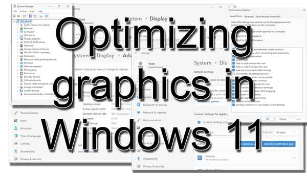 Optimizing graphics in Windows 11