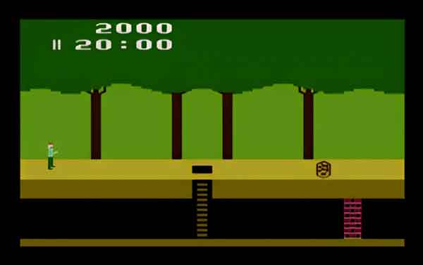 The Atari 2600 version of Pitfall