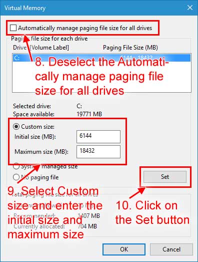 Virtual Memory Vista Vista