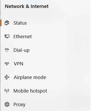 Windows 10 mobile hotspot setup 3