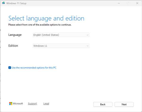 Windows 11 Media Creation Tool