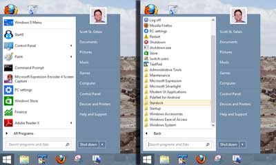 Windows 7 style Start menu in Windows 8 using Start8