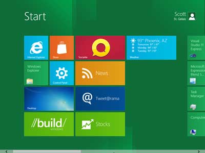 Windows 8 Metro Interface