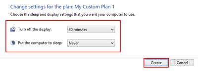 How to create a Windows 8 custom power plan 5