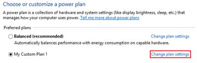 How to create a Windows 8 custom power plan 6