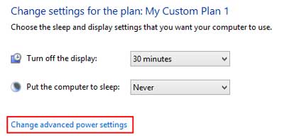 How to create a Windows 8 custom power plan 7