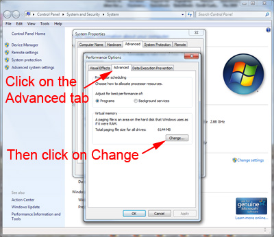 Set Virtual Memory In Vista