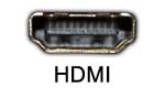 HDMI display connector