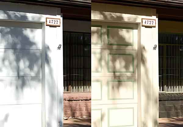 A building's exterior color and materials were changed in this sample of our Photo Re-imaging/Manipulation service A sample of our Photo Re-imaging / Manipulation in which we change the exterior color and materials (before and after) on an existing building
